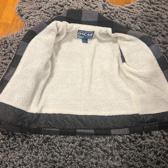 Oscar Kids checkered cozy jacket 7 - Picture 4 of 5